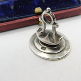 Georgian Sterling Silver Monogram Fob Seal c1770 London Benjamin Bickerton