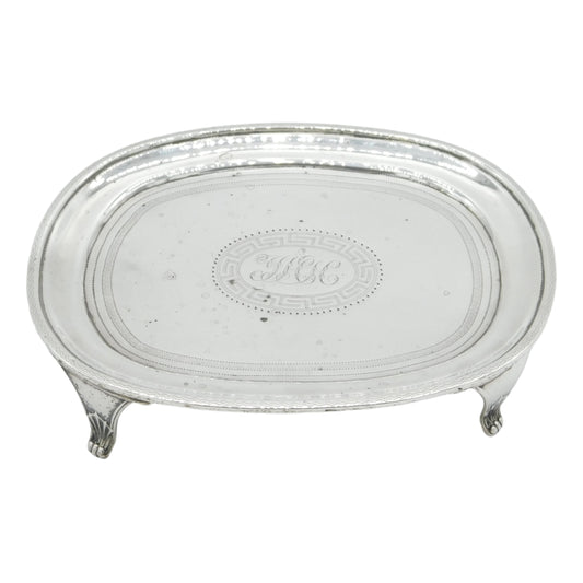 antique georgian silver teapot stand