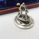 Georgian Sterling Silver Monogram Fob Seal c1770 London Benjamin Bickerton