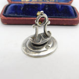 Georgian Sterling Silver Monogram Fob Seal c1770 London Benjamin Bickerton