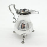 George II Sterling Silver 'A' Initial Baluster Cream Jug Antique 1746 London