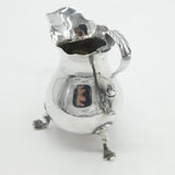 George II Sterling Silver 'A' Initial Baluster Cream Jug Antique 1746 London