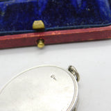 Victorian Sterling Silver Aesthetic Movement Swallow Sweetheart Locket 1880