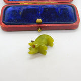 Connemara Marble Pig Charm or Pendant Antique Victorian c1900
