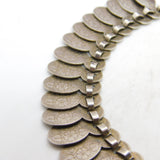 Victorian Sterling Silver Aesthetic Floral Pattern Tassel Bracelet Antique c1900