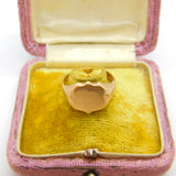 9ct Yellow Gold Gents Shield Form Signet Ring 1925 Birmingham Art Deco