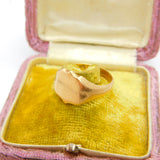 9ct Yellow Gold Gents Shield Form Signet Ring 1925 Birmingham Art Deco