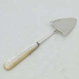 George III Sterling Silver & Mother of Pearl Cake Server Antique 1788 London