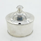 Newcastle George III Sterling Silver Oval Mustard Pot Antique c1770 Provincial