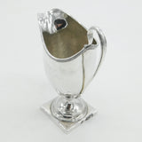 George III Sterling Silver Pedestal Helmet Cream Jug Antique 1796 London