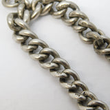 Edwardian Sterling Silver Graduated Watch Chain Bracelet Antique 1903 Birmingham