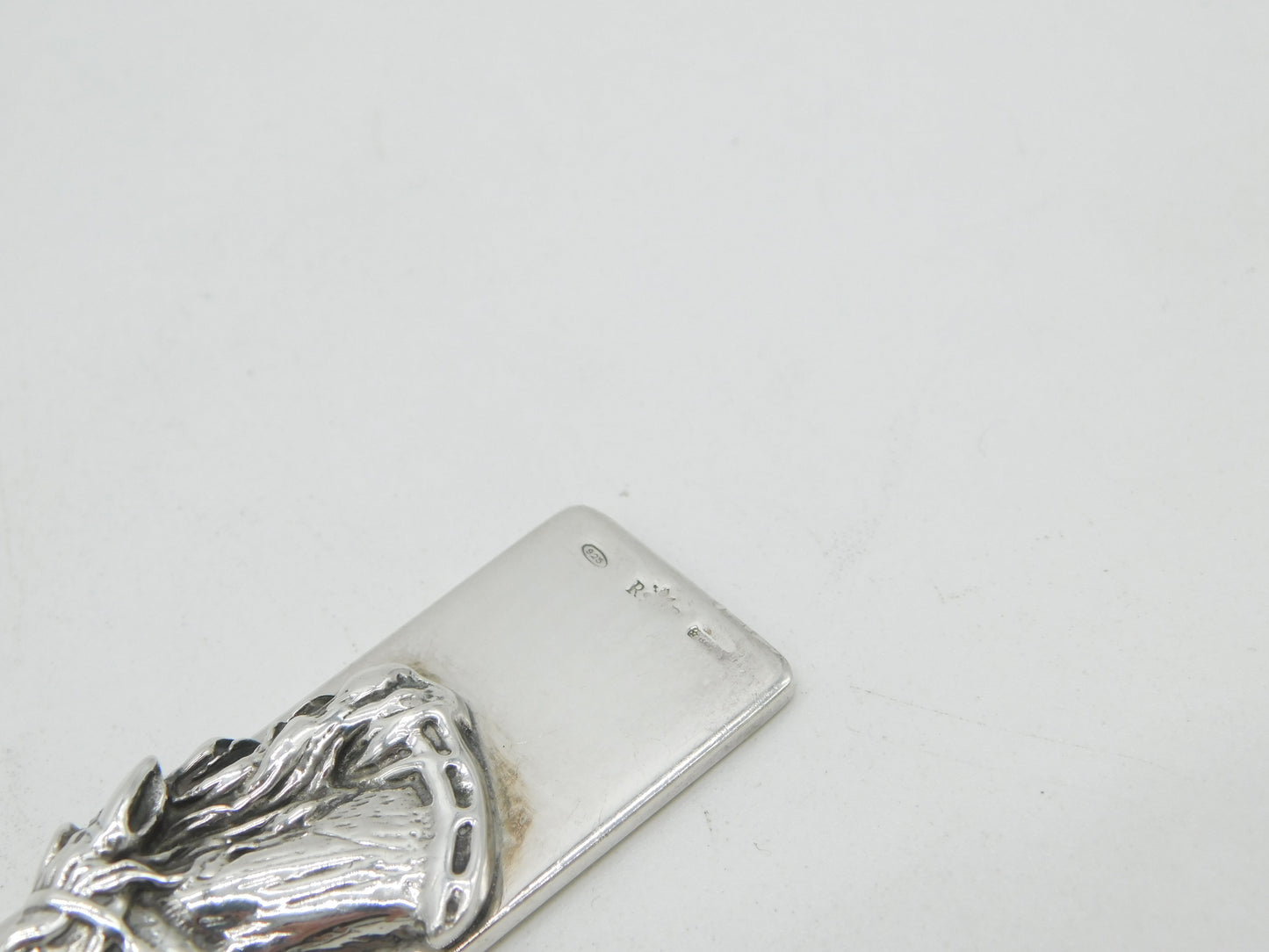 Sterling Silver Horse Racing Interest Letter Opener Vintage c1990