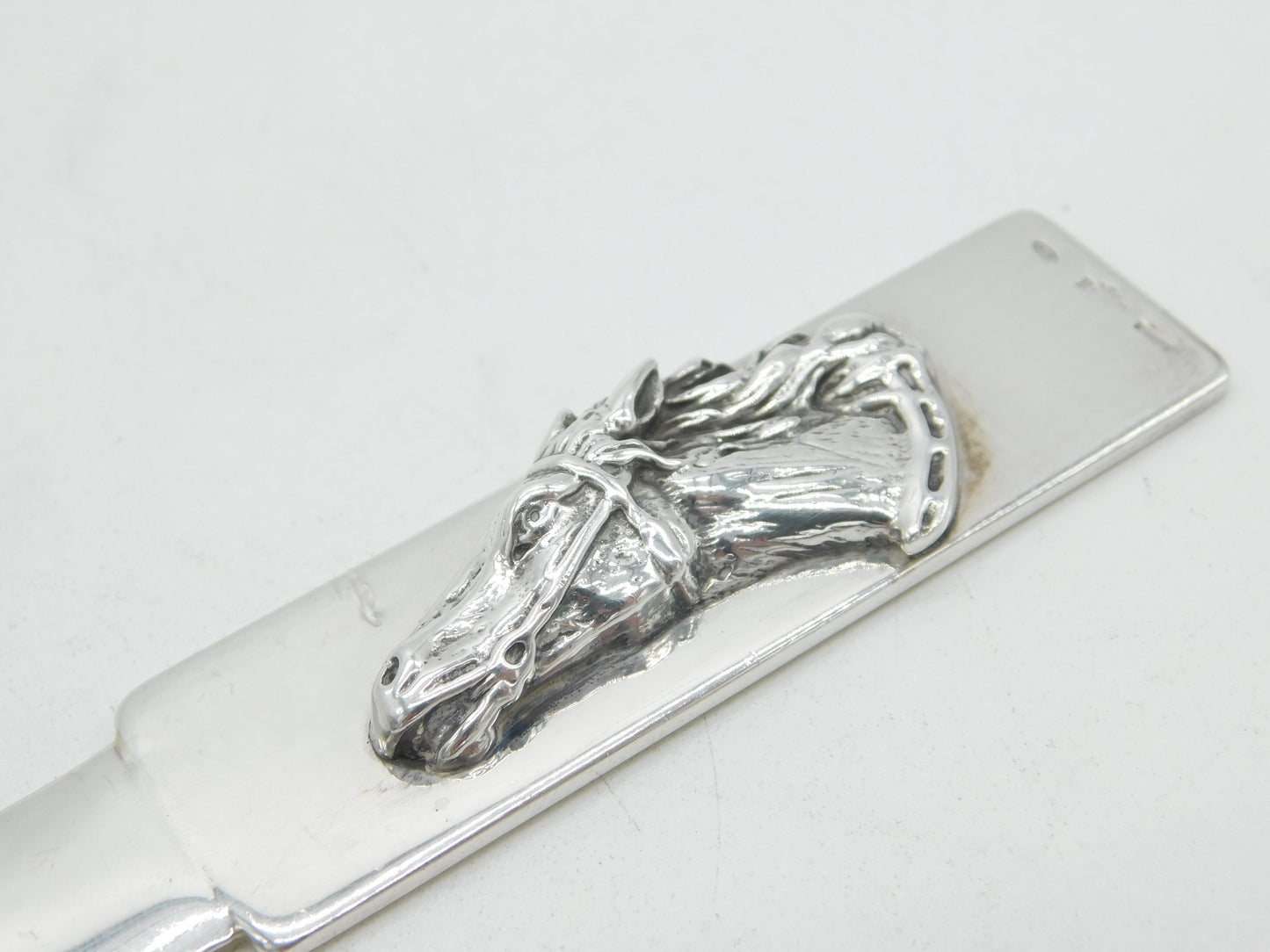 Sterling Silver Horse Racing Interest Letter Opener Vintage c1990