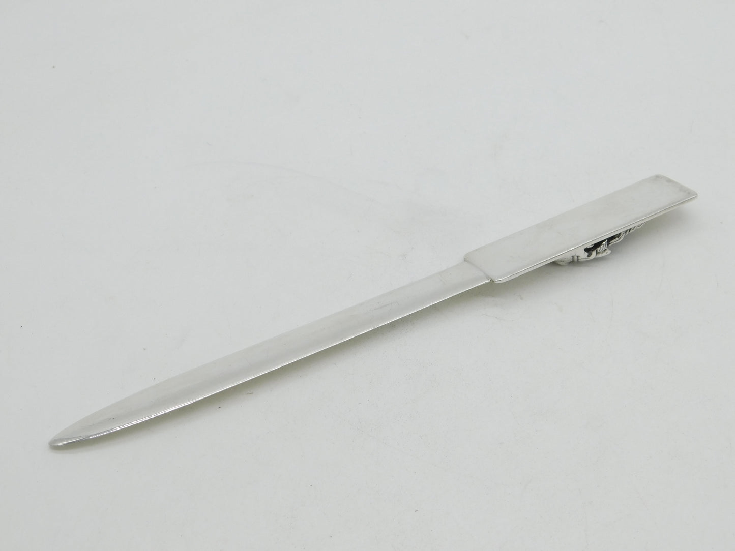 Sterling Silver Horse Racing Interest Letter Opener Vintage c1990