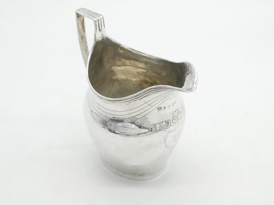 George III Sterling Silver Eagle Crest Cream Jug Antique 1799 London