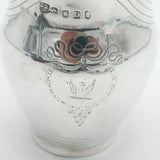 George III Sterling Silver Eagle Crest Cream Jug Antique 1799 London