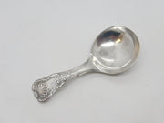 Victorian Sterling Silver Tea Caddy Spoon Antique 1844 Birmingham G. Unite