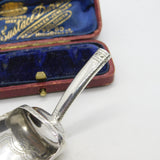 Georgian Sterling Silver Tea Caddy Spoon Shovel 1801 Birmingham Antique