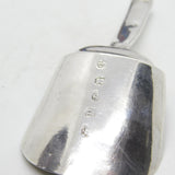 Georgian Sterling Silver Tea Caddy Spoon Shovel 1801 Birmingham Antique