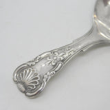 Victorian Sterling Silver Tea Caddy Spoon Antique 1844 Birmingham G. Unite