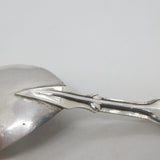 George IV Sterling Silver Floral Tea Caddy Spoon Antique 1824 Birmingham
