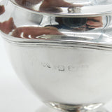 Edwardian Sterling Silver Pedestal Tea Caddy Antique 1909 Birmingham Elkington & Co.