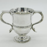 George III Sterling Silver Loving Cup Engraved Antique 1775 London Thomas Wallis