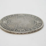 Queen Anne Edinburgh Mint Silver Half Crown Coin Antique 1708 Fair Condition