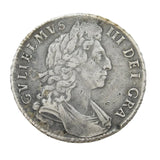 King William III First Bust Half Crown Coin Antique 1697 Fair Condition