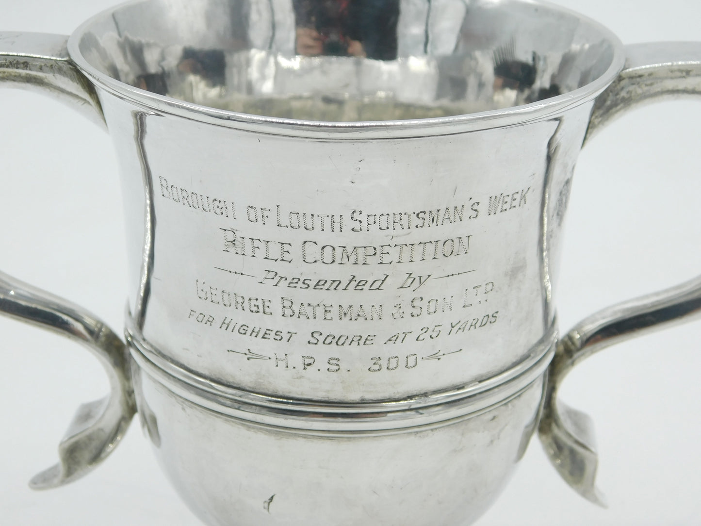 George III Sterling Silver Loving Cup Engraved Antique 1775 London Thomas Wallis