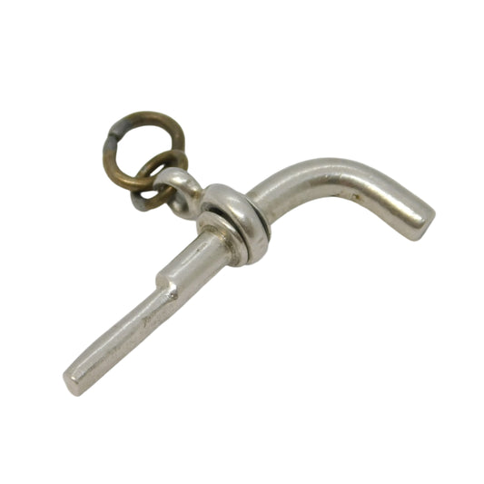 Antique Victorian Silver Pistol Watch Key