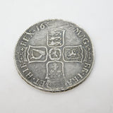 King William III First Bust Half Crown Coin Antique 1697 Fair Condition