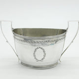 George III Sterling Silver Bright Cut Sugar Bowl Antique 1801 London