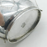 George III Sterling Silver Bright Cut Sugar Bowl Antique 1801 London