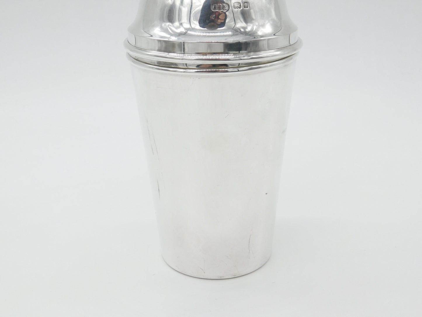 Sterling Silver Cocktail Shaker or Mixer 1932 London Henry Plante Antique Deco