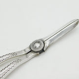 Edwardian Sterling Silver Pair of Grape Scissors Antique 1904 Sheffield
