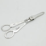 Edwardian Sterling Silver Pair of Grape Scissors Antique 1904 Sheffield