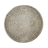 William & Mary Early Milled Silver Half Crown Second Busts 1691 Antique Fair