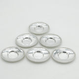 George III Sterling Silver Salt Cellar Dish Six Part Set Antique 1807 Sheffield