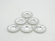 George III Sterling Silver Salt Cellar Dish Six Part Set Antique 1807 Sheffield