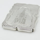 Nathaniel Mills Victorian Sterling Silver Albert Memorial Card Case 1842 Antique