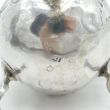 George III Sterling Silver Floral Pattern Baluster Cream Jug Antique 1765 London