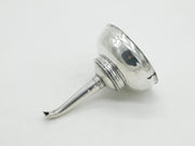 George III Sterling Silver Wine Funnel 'Kings Arms Upper Clapton' Antique 1779