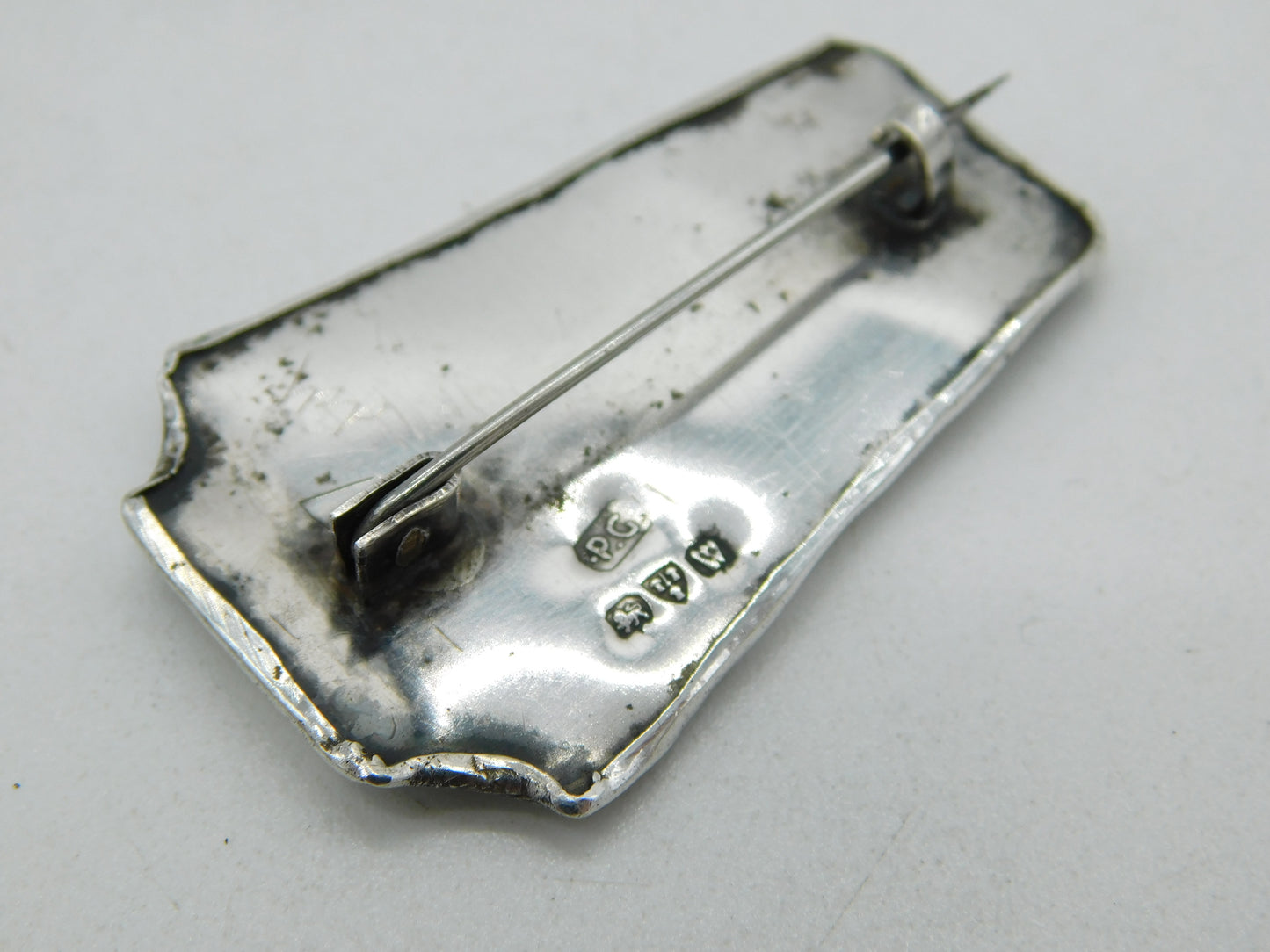 Paul P Gutfreund Arts & Crafts Sterling Silver Scottish Brooch Antique 1947 Chester
