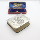 Edwardian Sterling Silver Fronted Raphael's Cherub Common Prayer Book 1909