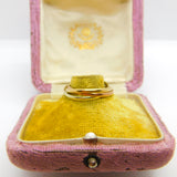 9ct Tri-Colour Rose, Yellow, White Gold Wedding Ring 1973 London Vintage