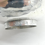 George III Sterling Silver Wine Funnel 'Kings Arms Upper Clapton' Antique 1779