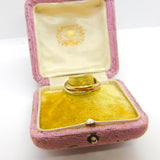 9ct Tri-Colour Rose, Yellow, White Gold Wedding Ring 1973 London Vintage