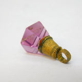 Georgian Yellow Metal Carved Amethyst 'Eleanor' Intaglio Fob Seal Antique c1820