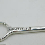 William IV Sterling Silver Meat Skewers Pair Antique 1831 London Lewis Samuel